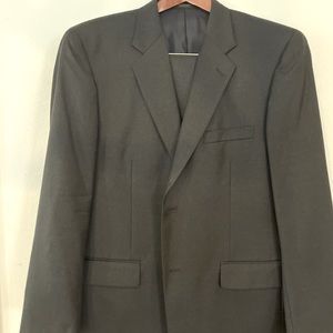 Charcoal gray suit, worn once